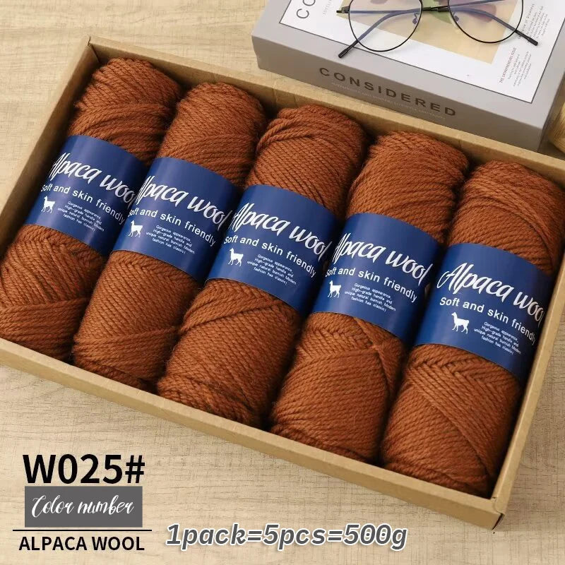 5 PC / Alpaca Blended Wool Yarn