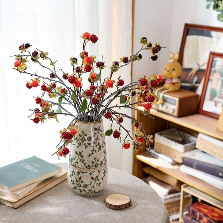 Ingrid 54CM Fake Raspberry Stem