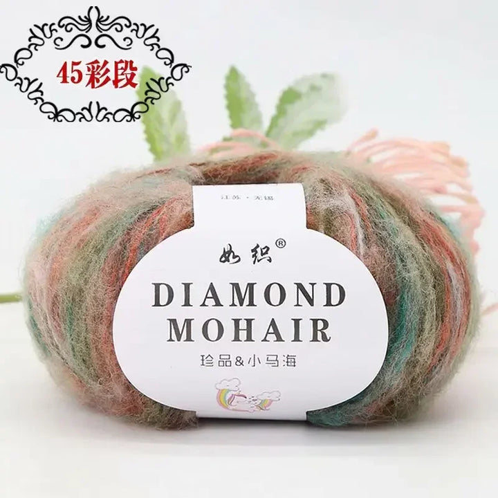 25g Mohair Wool Blended Yarn