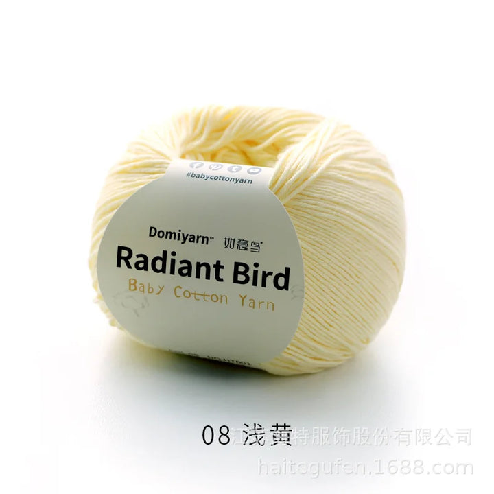 50g 100% Organic Pure Cotton Yarn