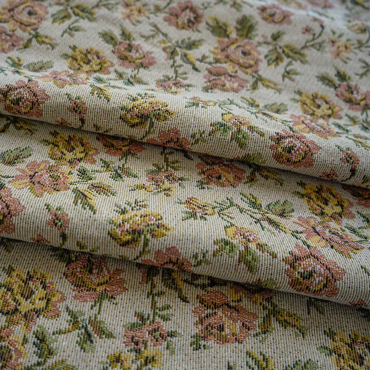 Inkoa Retro Rose Yarn Dyed Jacquard Fabric