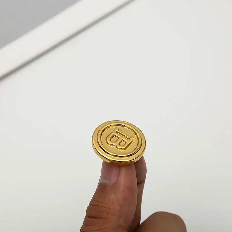 10 PC / B-Coin Metal Buttons