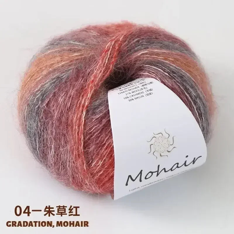 25g Gradient Silk Mohair Small Cloud Yarn