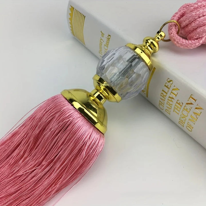 2 PC Savora Ball Tassel Curtain Tiebacks