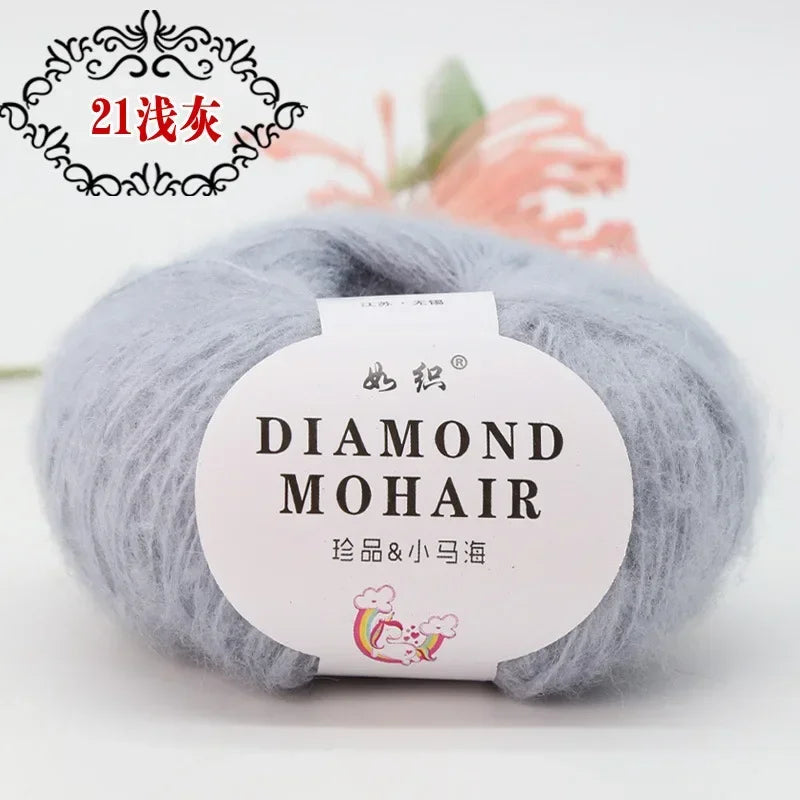 25g Mohair Wool Blended Yarn