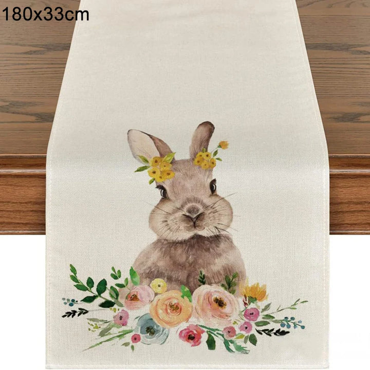 Easter Large Rabbit Table Runner