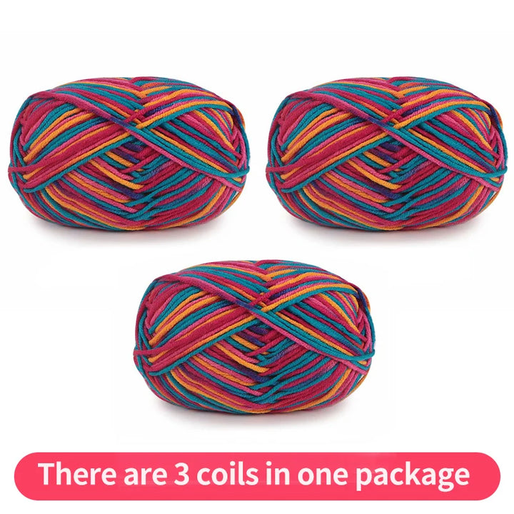 150g Segmented Dyed Gradient Colorful Yarn