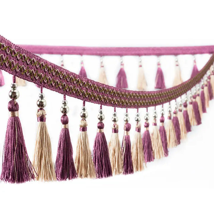 Mateo Beaded Tassel Fringe Trim