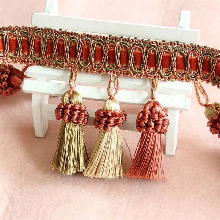 Kalie Beaded Tassel Fringe Trim