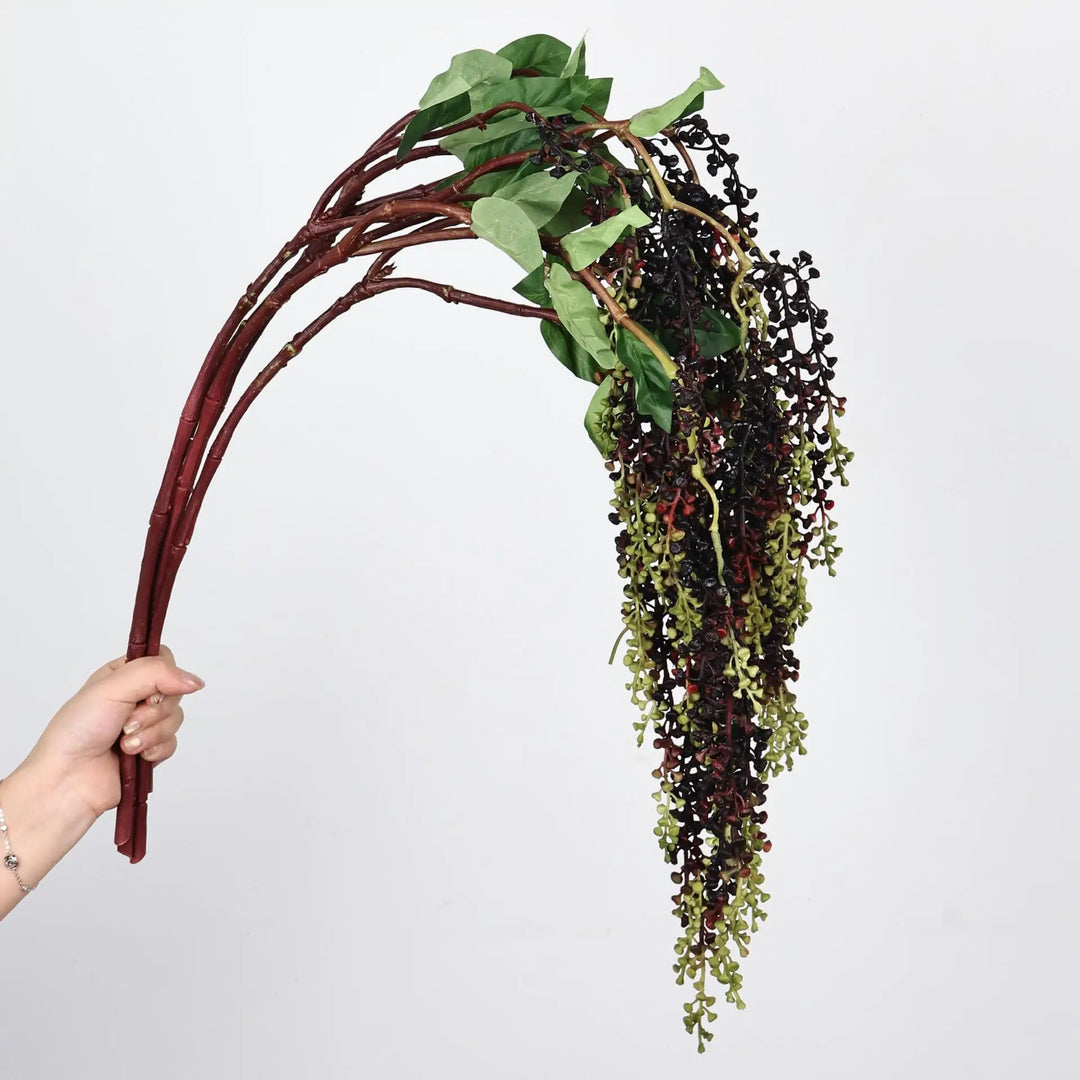 Lisse 36 Inch Artificial String Of Pearls Hanging Plant Faux Greenery