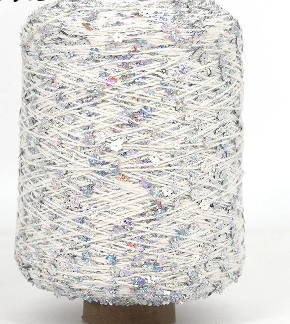 50g Metallic Sequin Yarn Sparkle Glitter