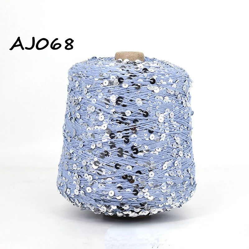 50g Metallic Sequin Yarn Sparkle Glitter