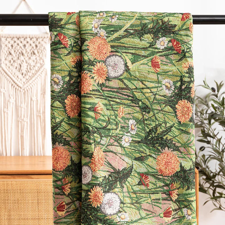 Amalfi Oil Paint Floral Chenille Fabric