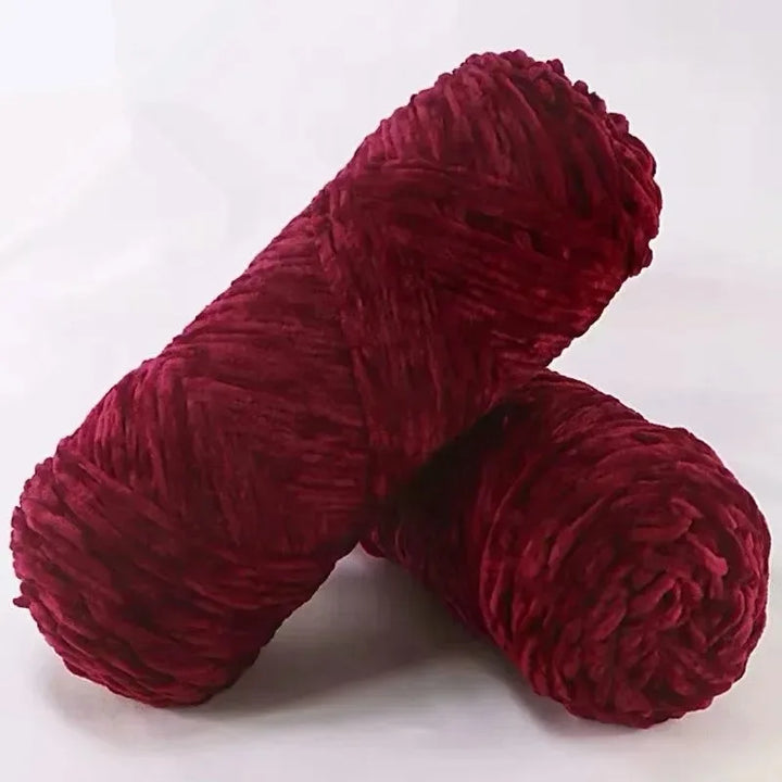 5PC/ Chenille Crochet Yarn