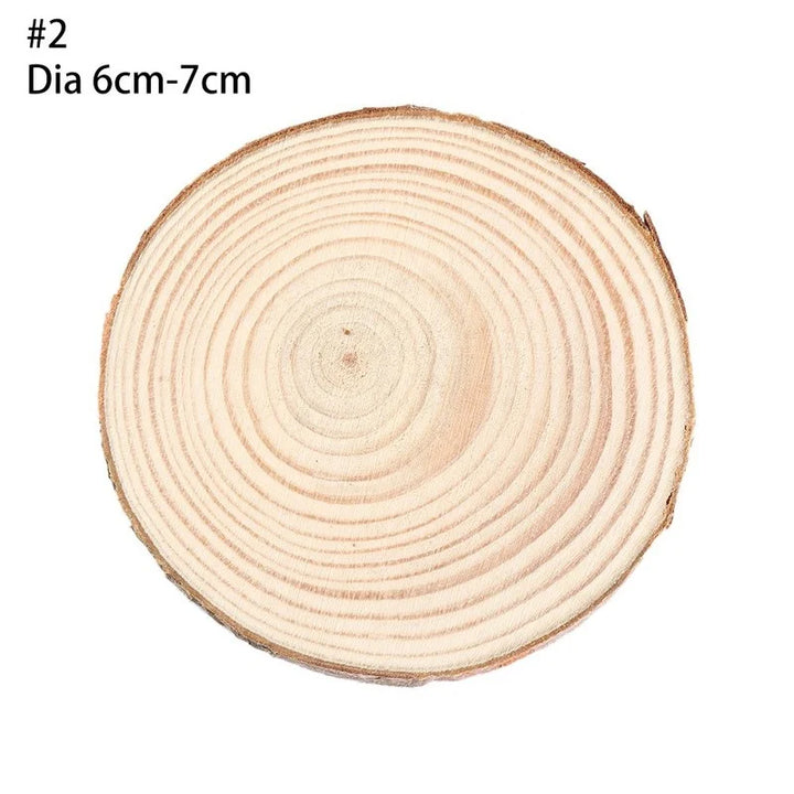 Natural Round Wood Coasters