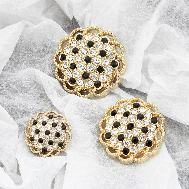 6 PC / Hisoda Rhinestone Buttons