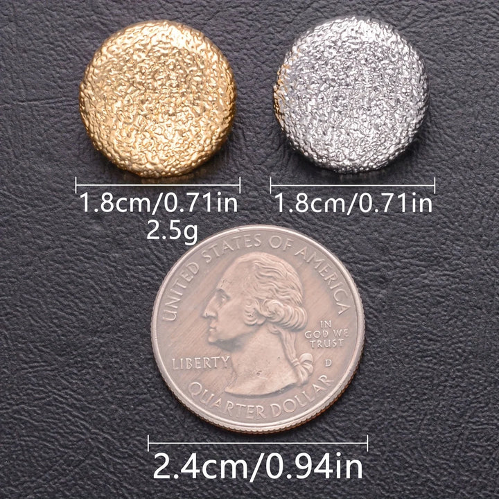 10 PC / Kotes Metal Buttons