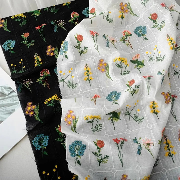 Lysa Embroidered Tulle Lace Fabric