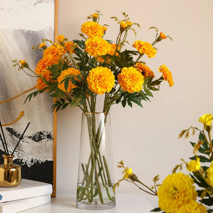 28" Faux Chrysanthemum Flower