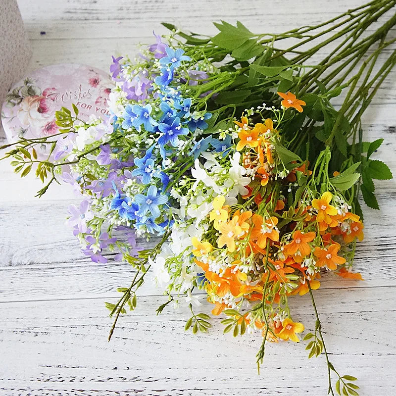 Sylvan 34 Inch Artificial Night Jasmine Long Stem Faux Flowers