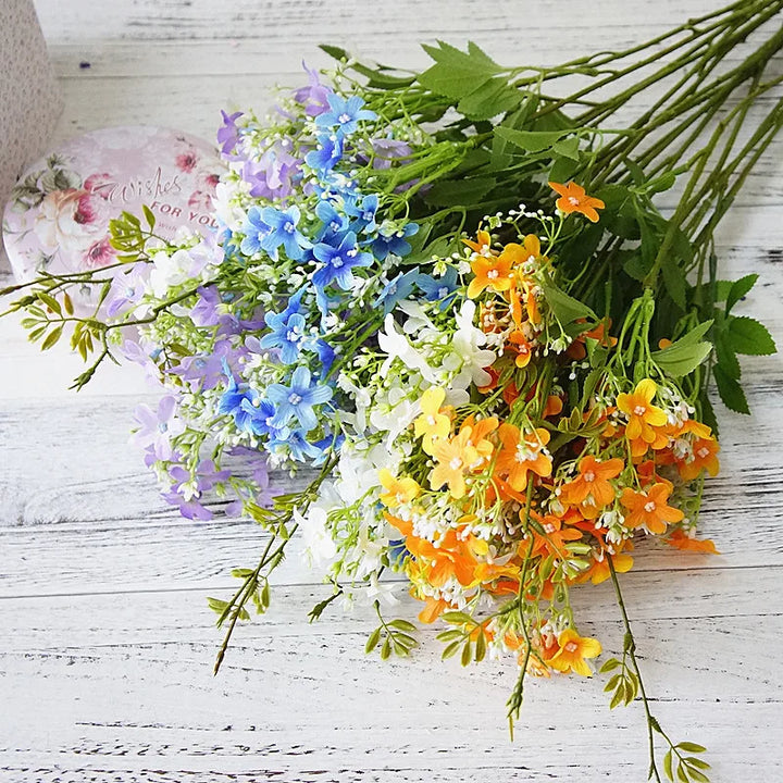 Sylvan 34 Inch Artificial Night Jasmine Long Stem Faux Flowers