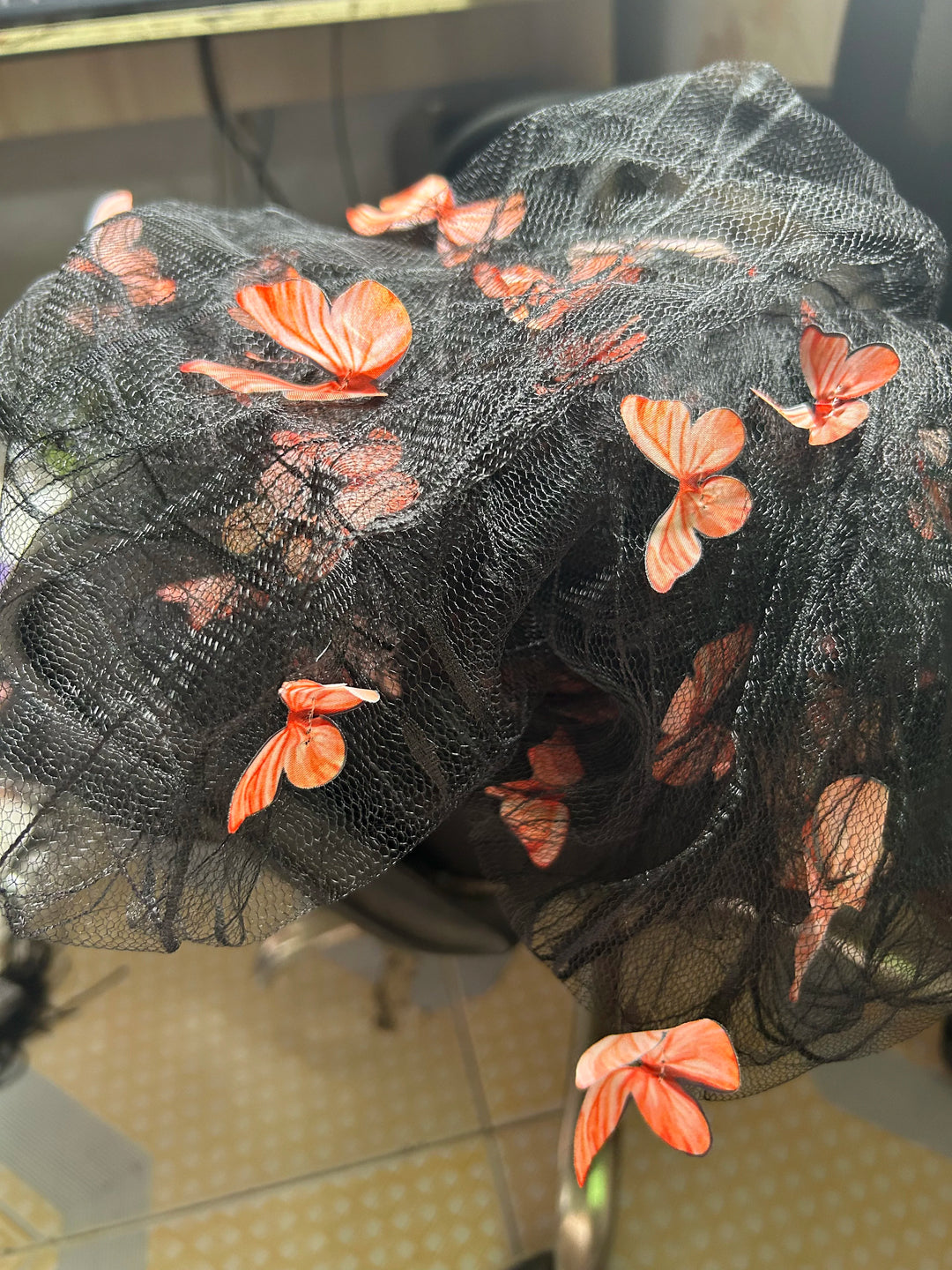 Alva Embroidered Tulle Lace Fabric