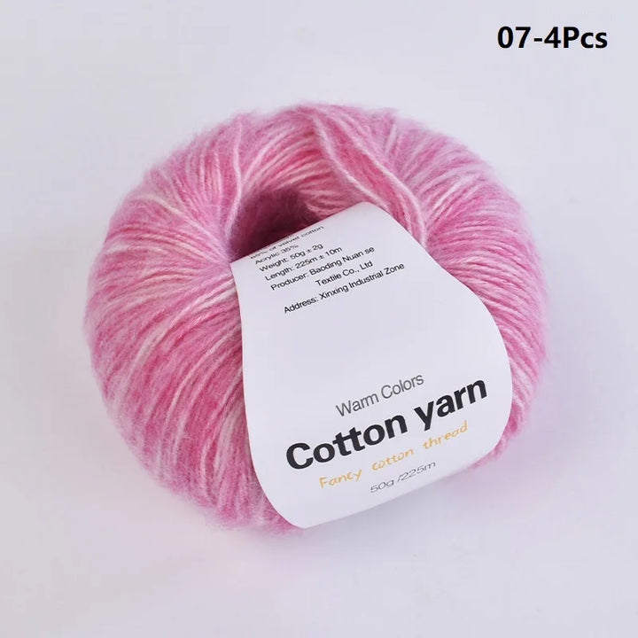 50g Soft Cotton Blended Crochet Yarn