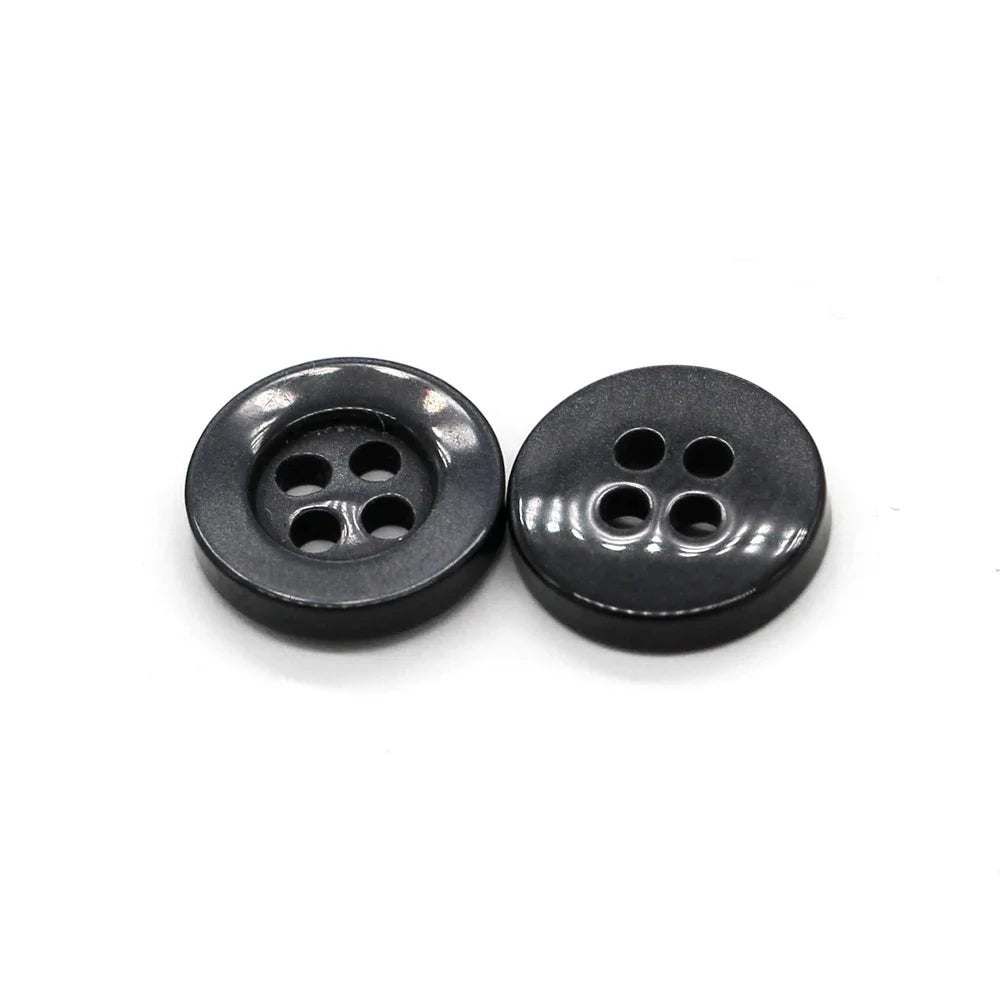 Nokoe 9/10/11mm Classic Resin Button - 30 PC