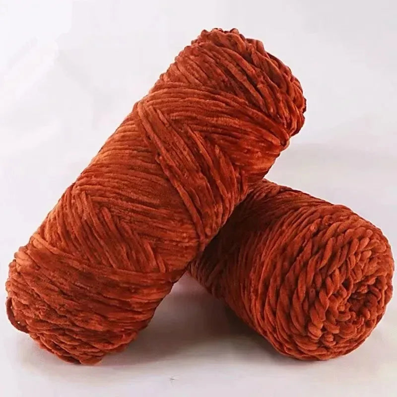 5PC/ Chenille Crochet Yarn