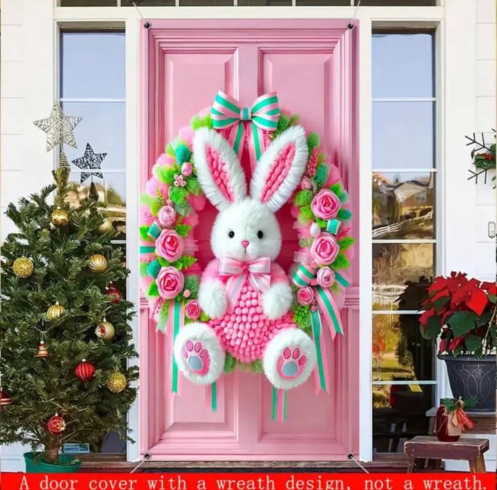 Spring Happy Easter Door Wreath