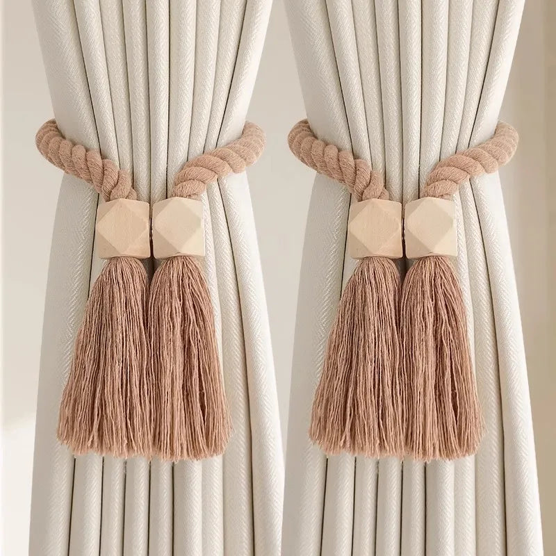 2 PC Delure Farmhouse Tieback