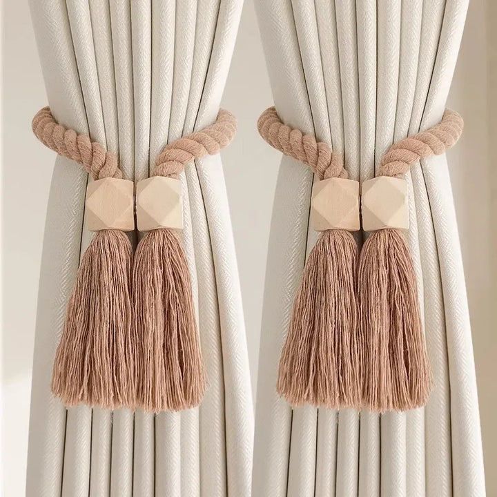 2 PC Delure Farmhouse Tieback