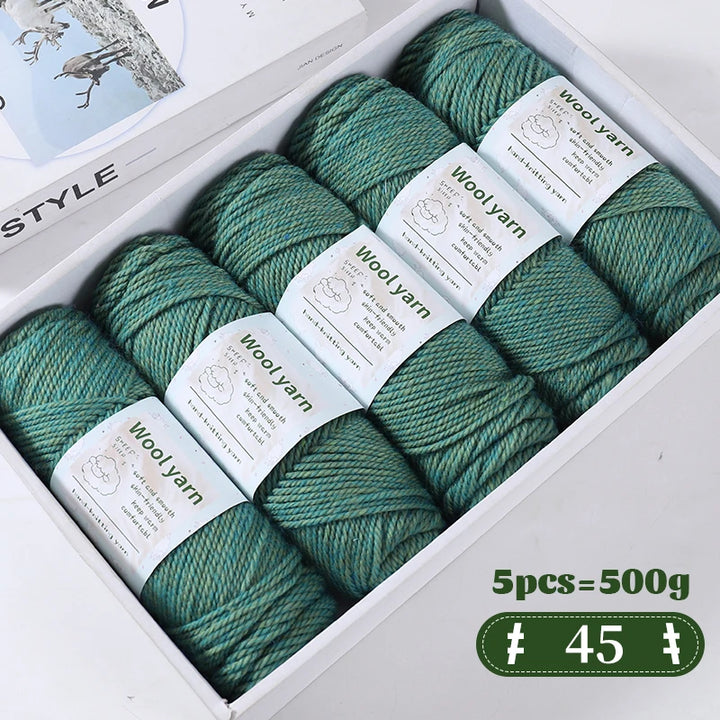 500g Gradient Color Rainbow Yarn