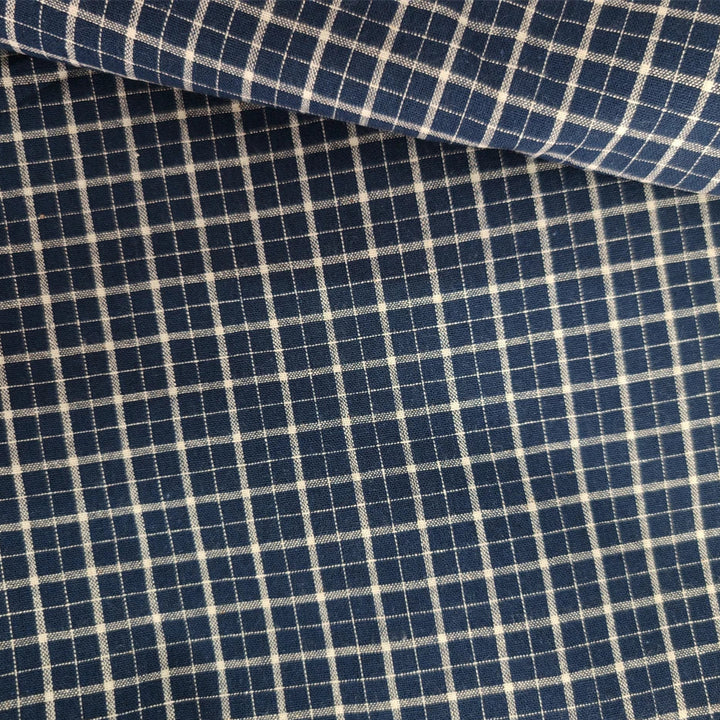 18 Colors / Havin Plaid and Stripes Cotton Linen Fabric