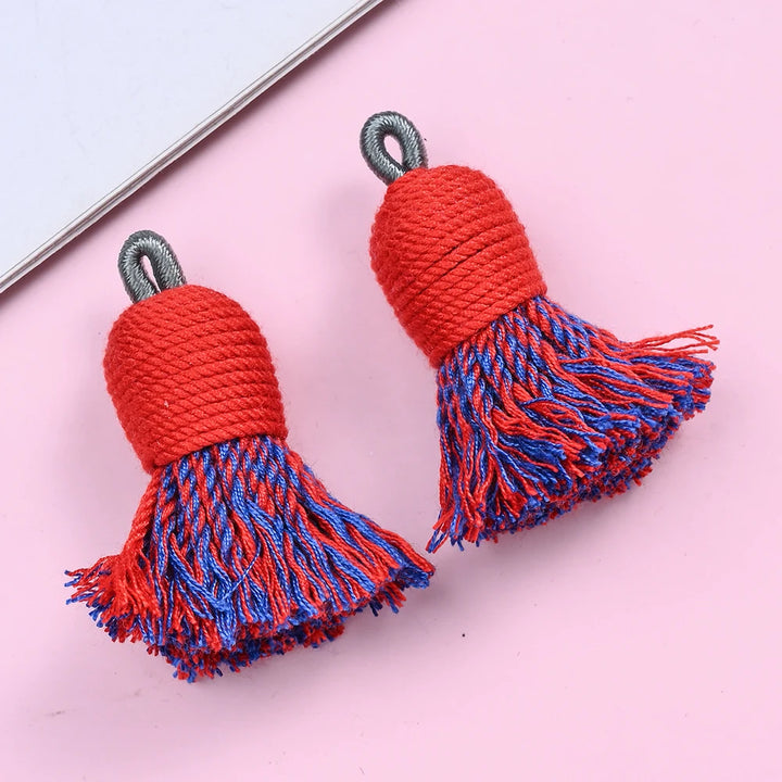 2 PC Nivelle Multicolor Tassel
