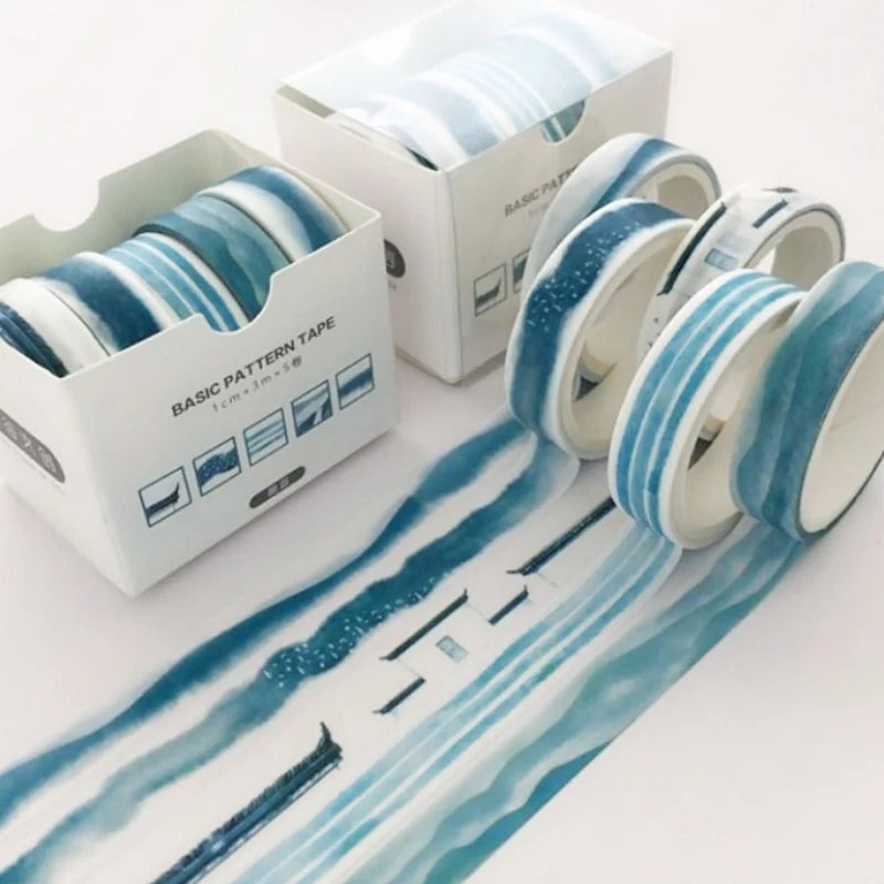 3 Meter / Blue Ocean Decorative Washi Tape