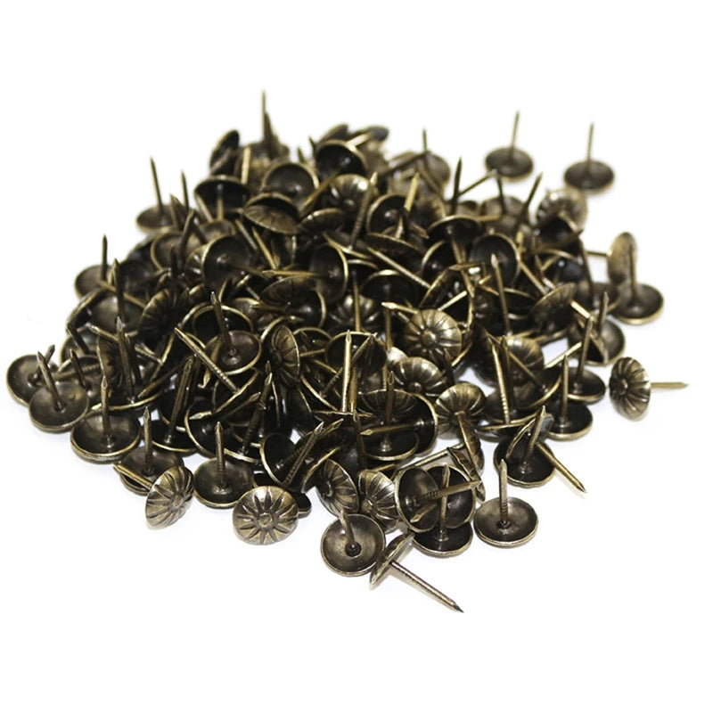 100pc Metal Antique Upholstery Nails