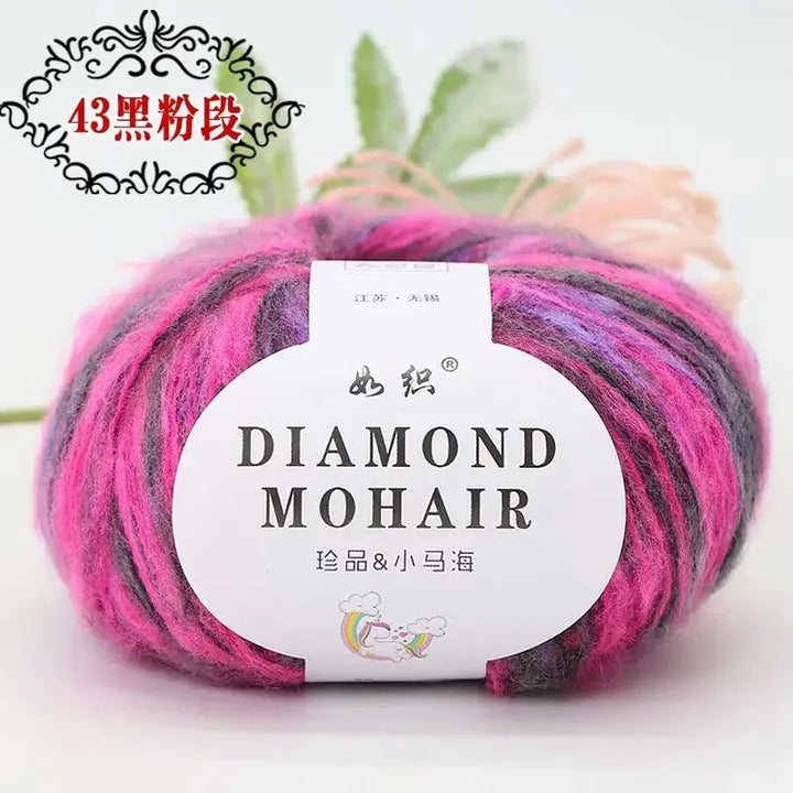 25g Mohair Wool Blended Yarn