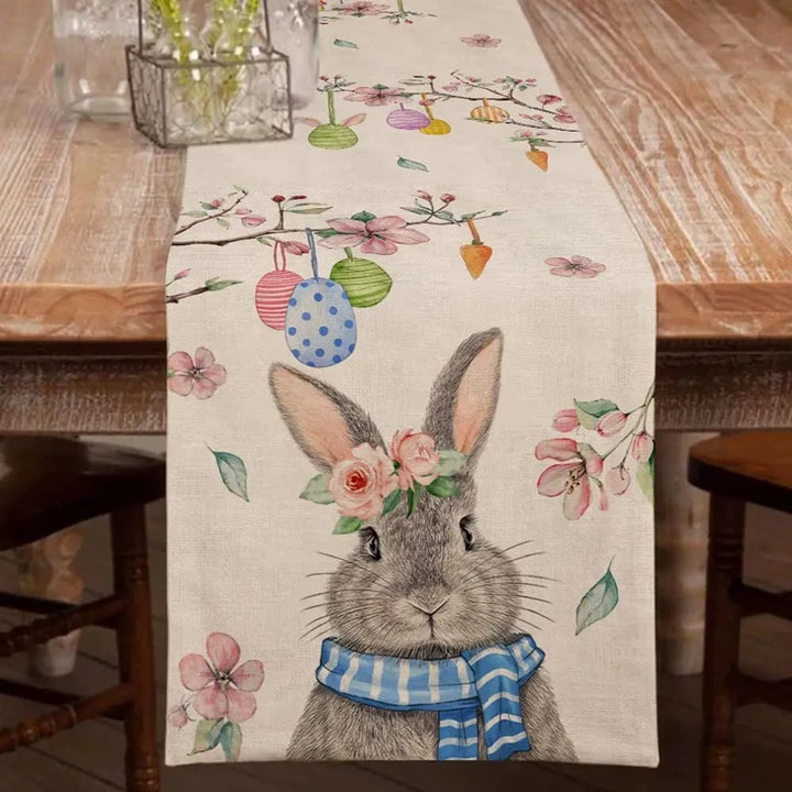 Easter Large Rabbit Table Runner