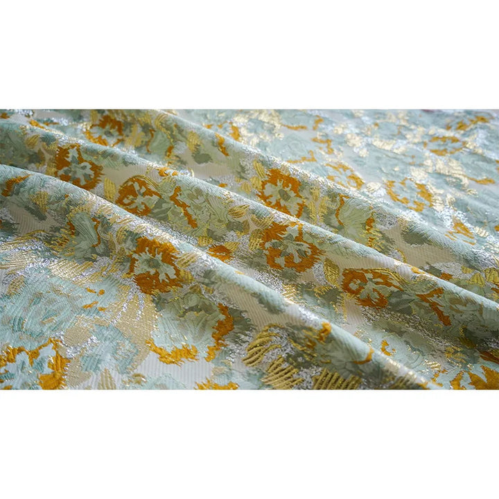 Lumerel Colorful Gold Flower Yarn Dyed Jacquard Fabric