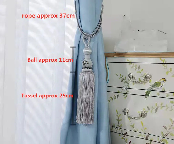 2 PC Curtain Tassel Tiebacks
