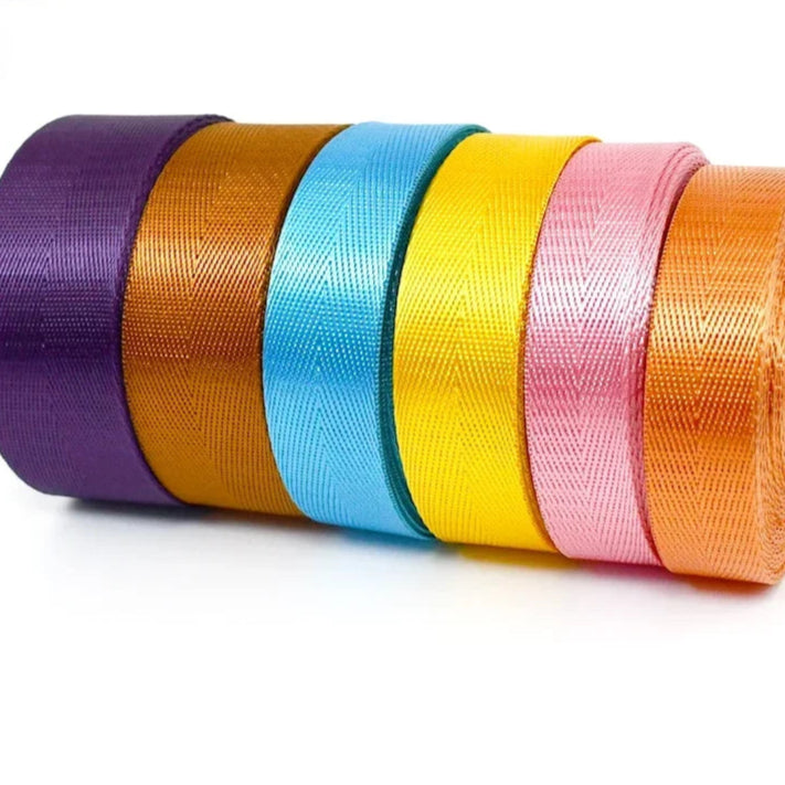 5 Yards / 12 Colors / Nylon Ribbon Band