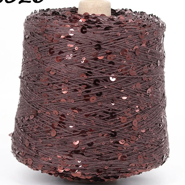 50g Metallic Sequin Yarn Sparkle Glitter