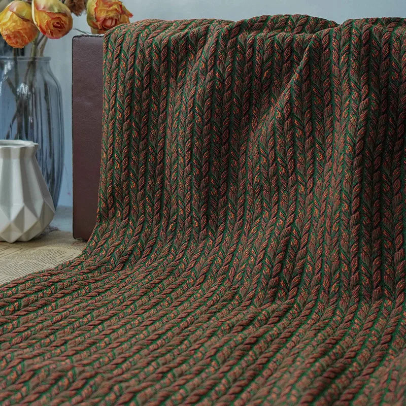 Byron Retro Geometric Pattern Elastic Jacquard