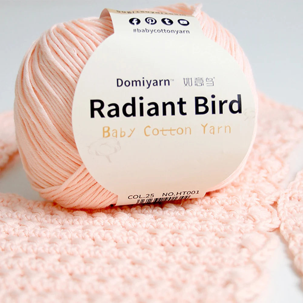 50g 100% Organic Pure Cotton Yarn
