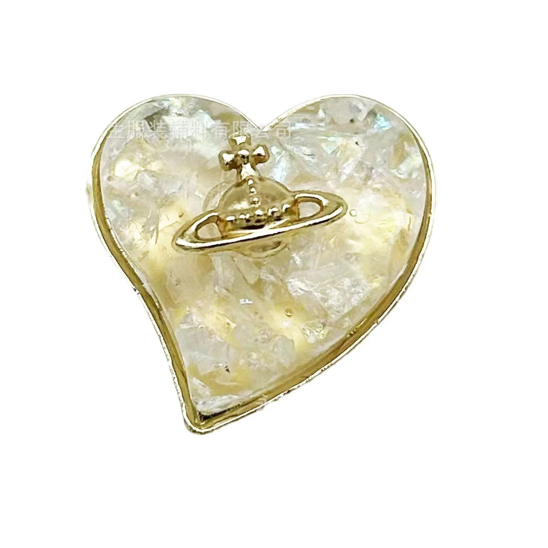 6 PC / Pione Resin Buttons