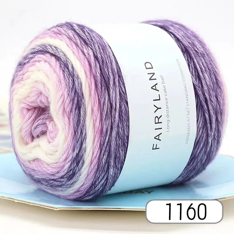 100g Gradient Rainbow Yarn