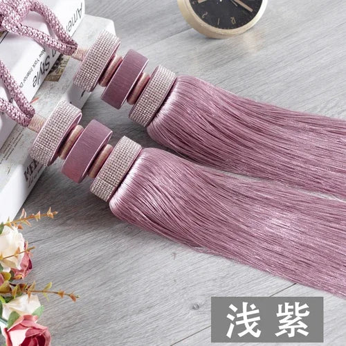 2 PC Virellea Curtain Tassel Tiebacks
