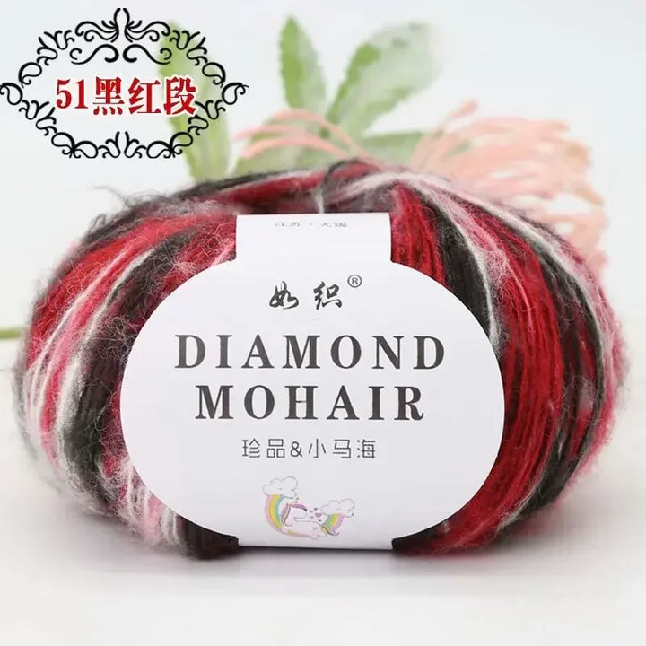 25g Mohair Wool Blended Yarn