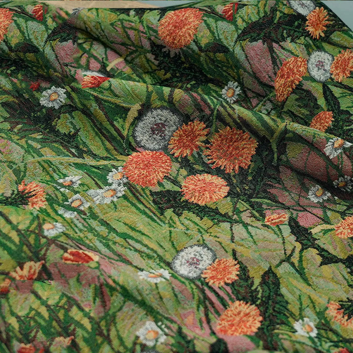 Iona Floral Woven Chenille Chenille Fabric